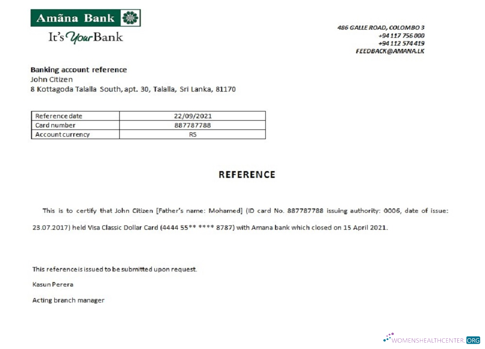 Download Sri Lanka Amana bank closure reference Photoshop template
